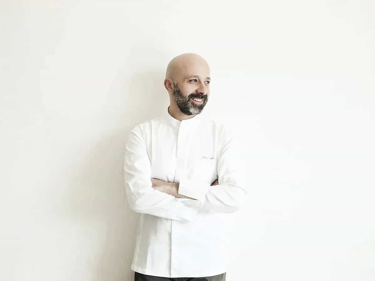 Niko Romito chef stellato del ristorante Reale