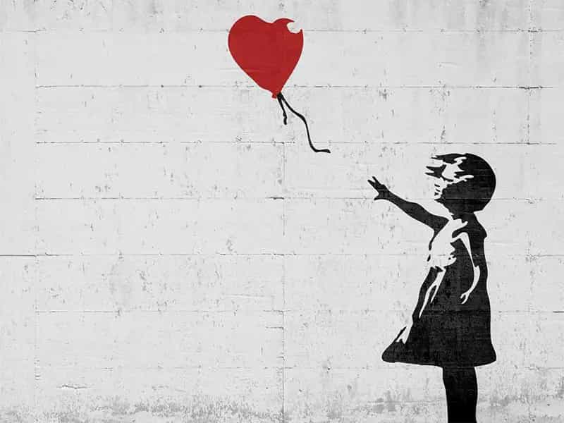 gelato Banksy palloncino