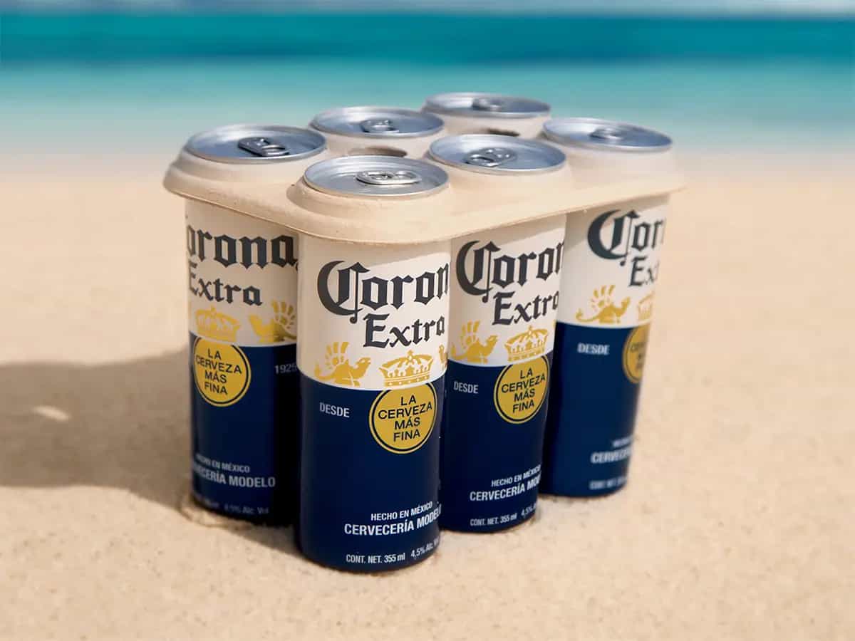 Birra Corona la prima con confezione biodegradabile