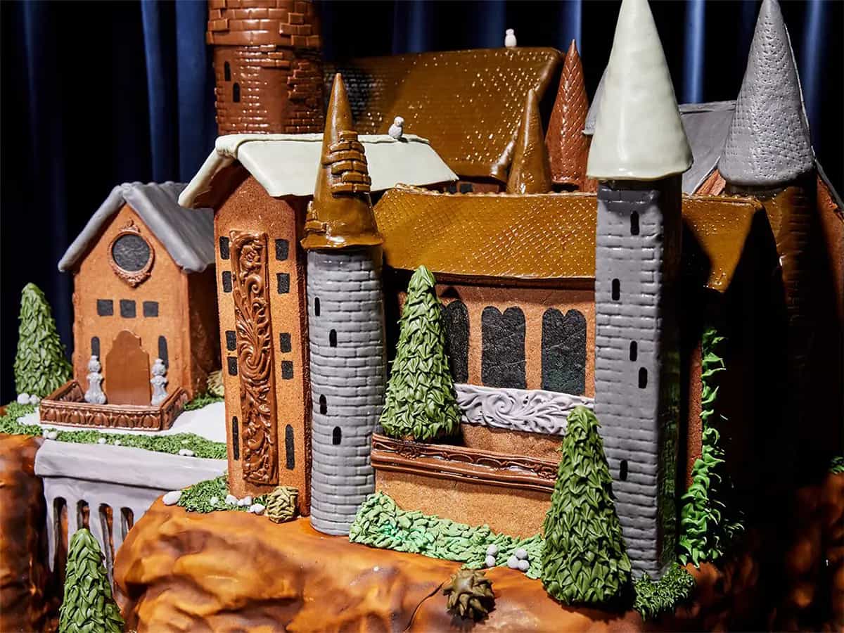La magica Hogwarts di pan di zenzero per harry potter