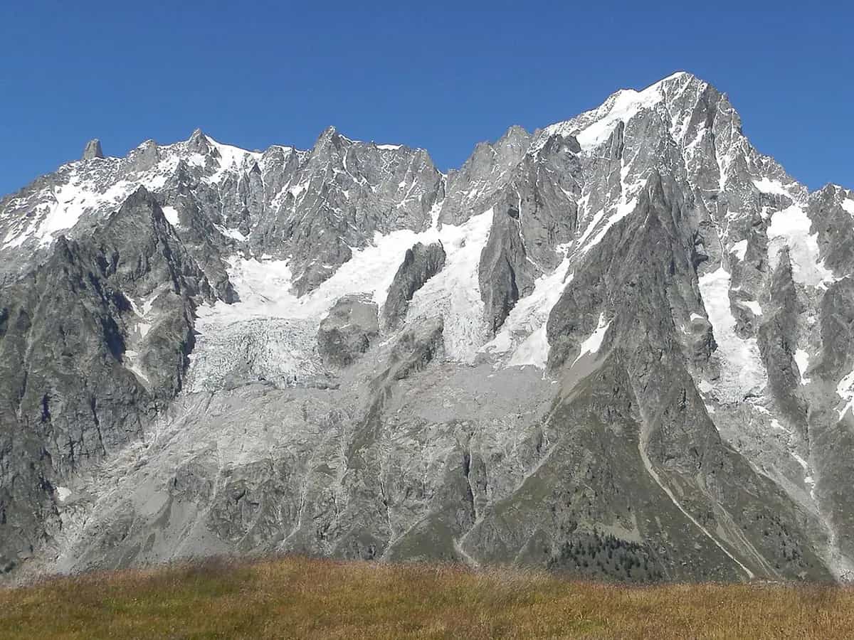 ghiacciaio monte bianco