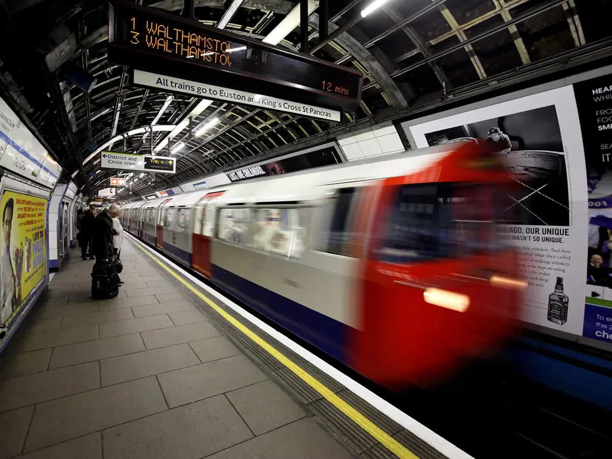 metro londra riscaldamento
