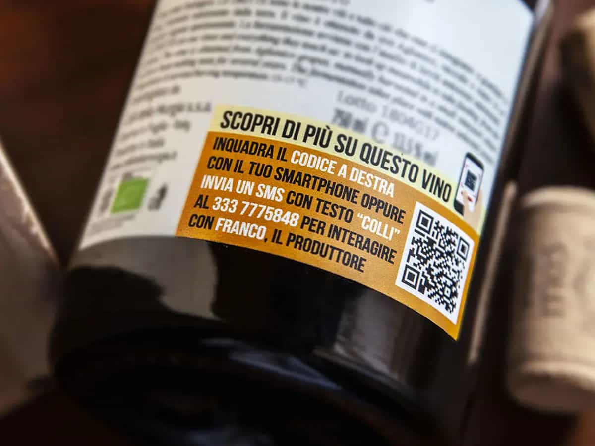 etichetta smart vino