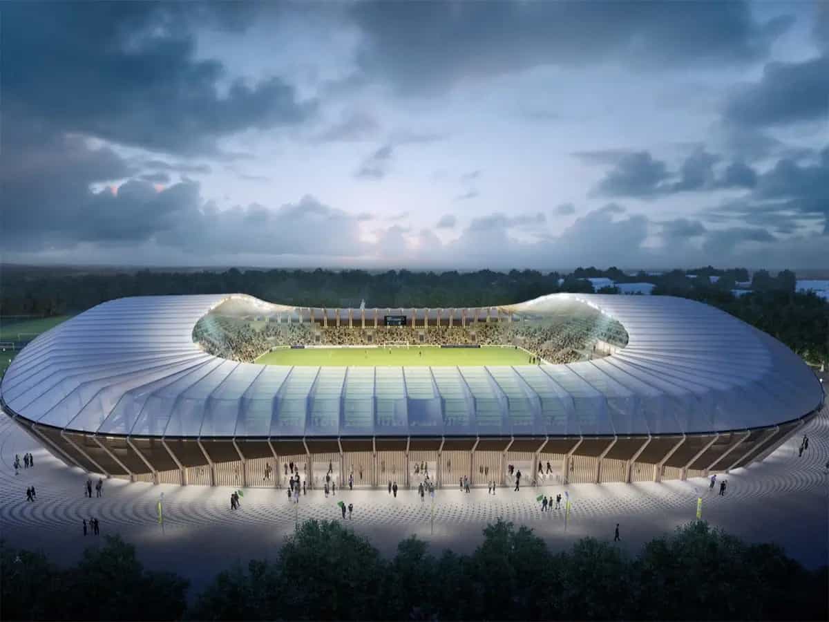 stadio in legno