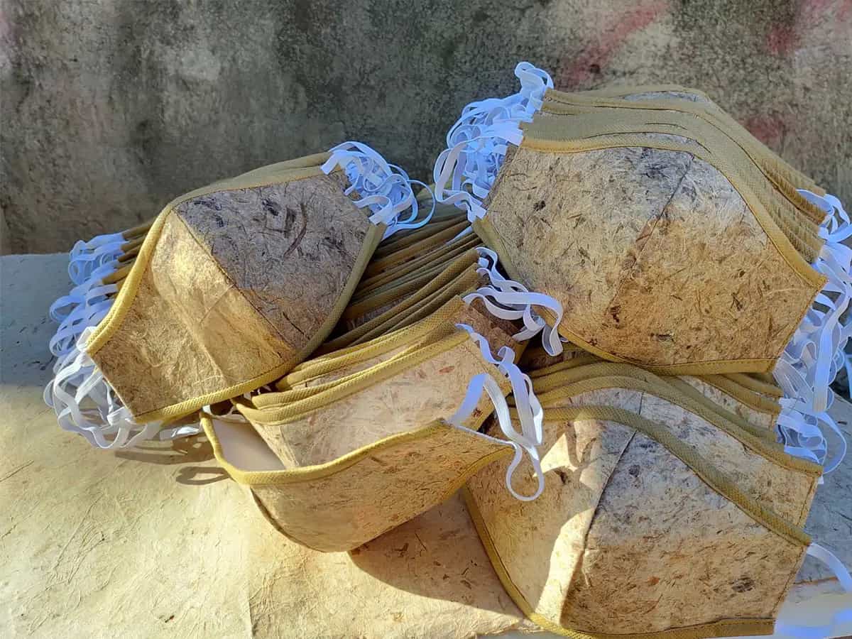Mascherine fibra abaca