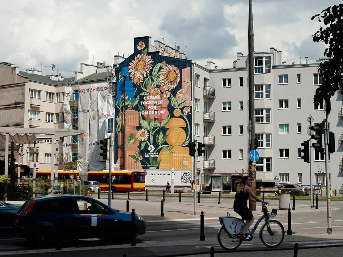 Murales anti-smog Converse