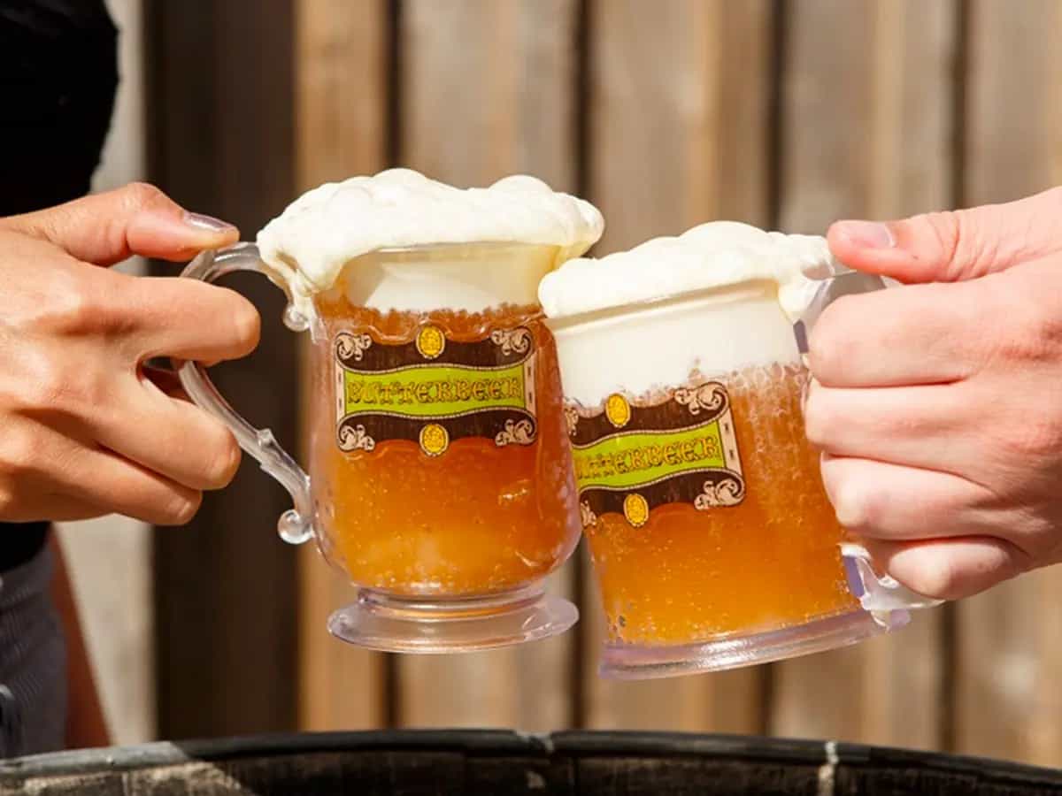 Burro birra bottiglia vegana