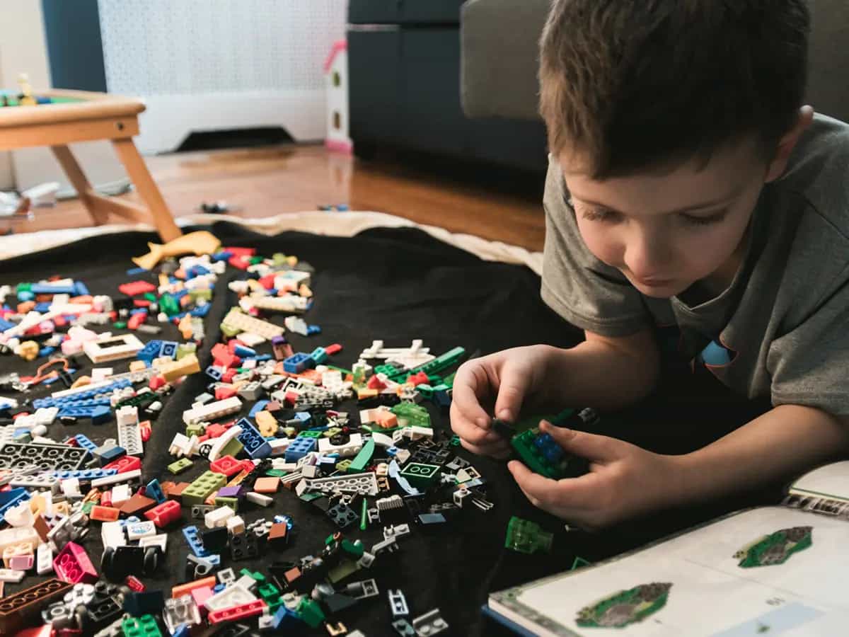 Lego packaging plastica