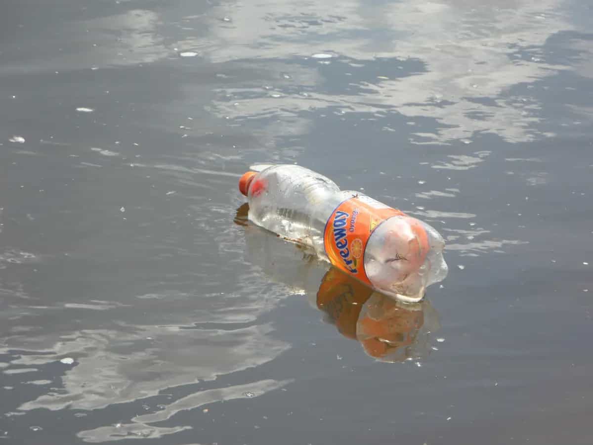 Bottiglia plastica mare