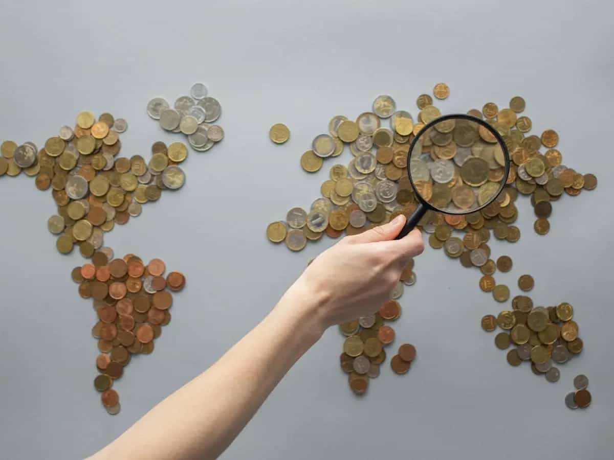 mappa dell'aumento di temperature