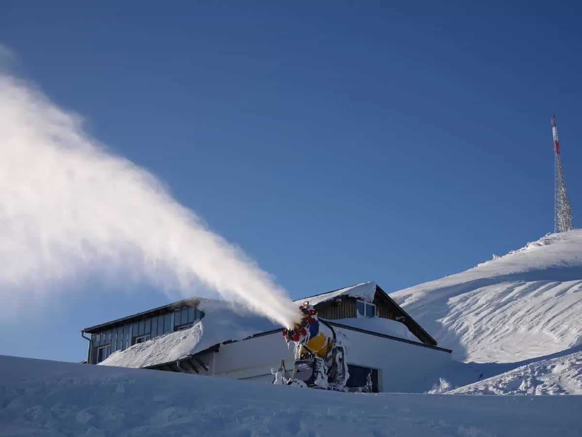 neve artificiale insostenibile