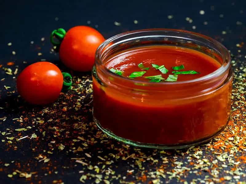 kétchup vegan sin gluten ingredientes