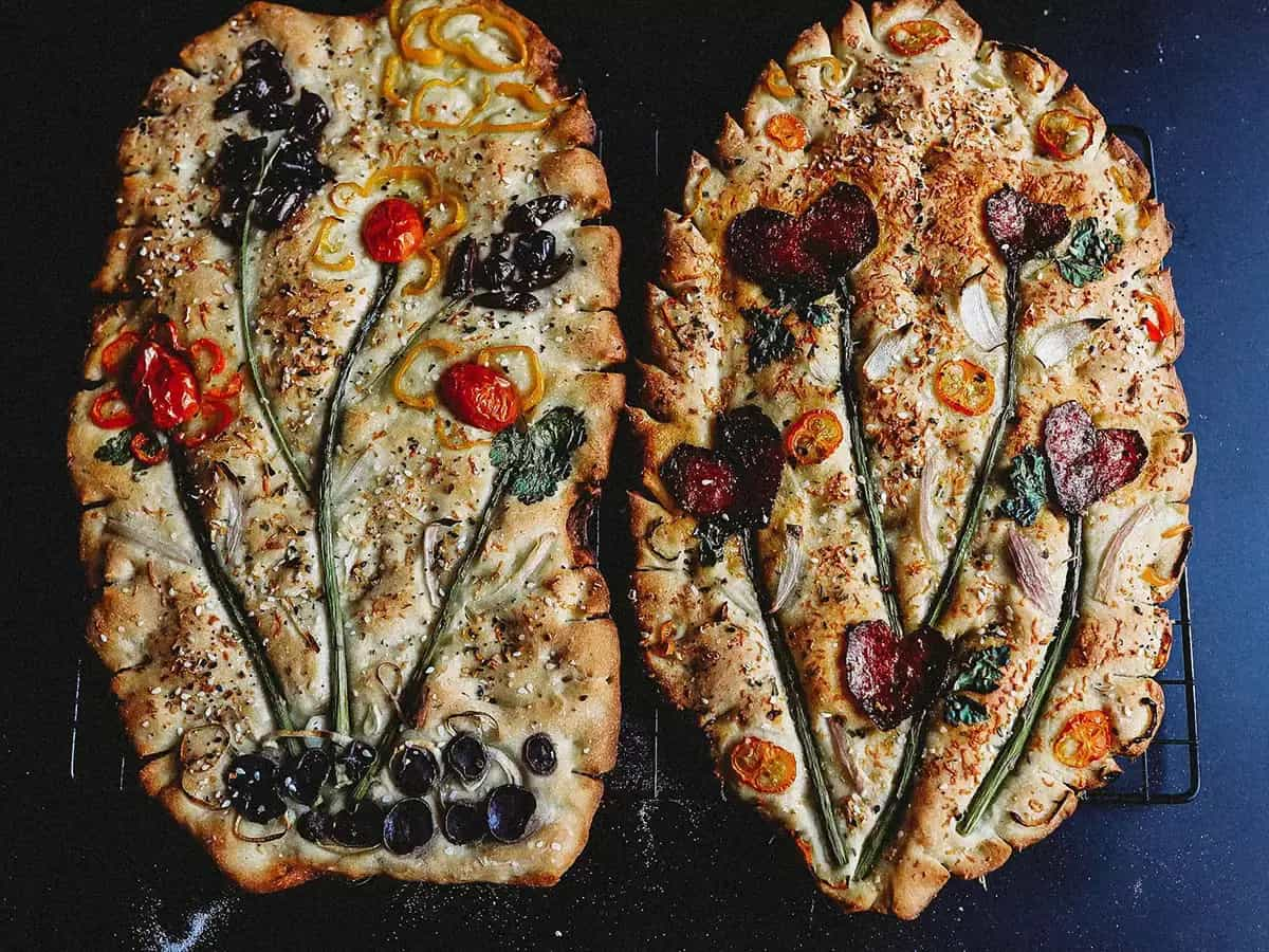 Gardenscape focaccia