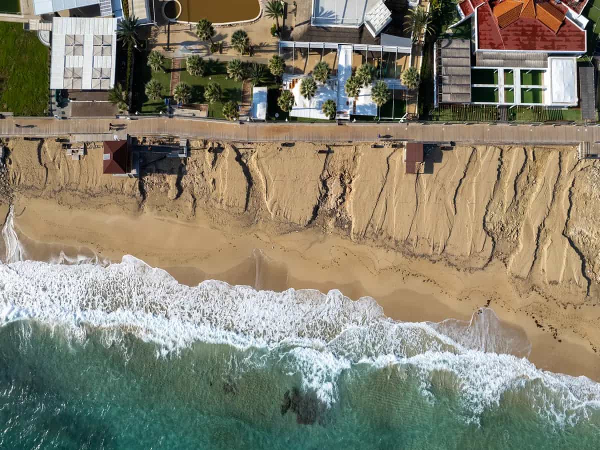 Erosione costiera in Italia, 54 città hanno visto arretrare la propria costa