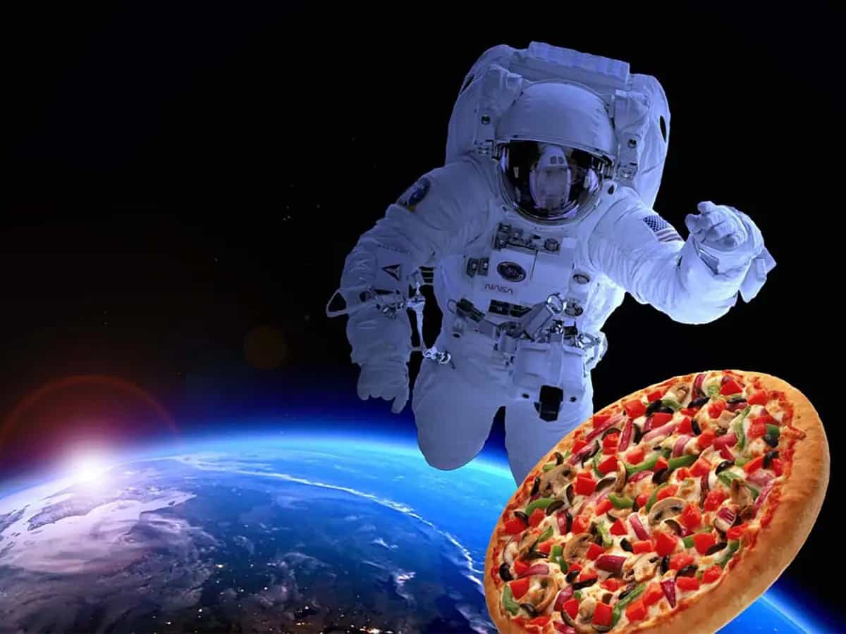 Pizza nello spazio con Paolo Nespoli