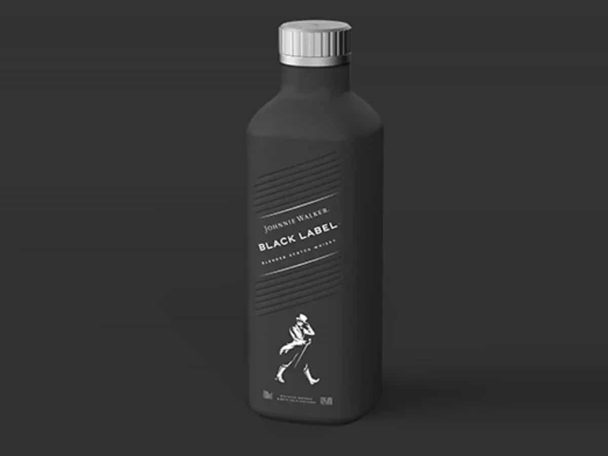 Johnnie Walker bottiglia carta