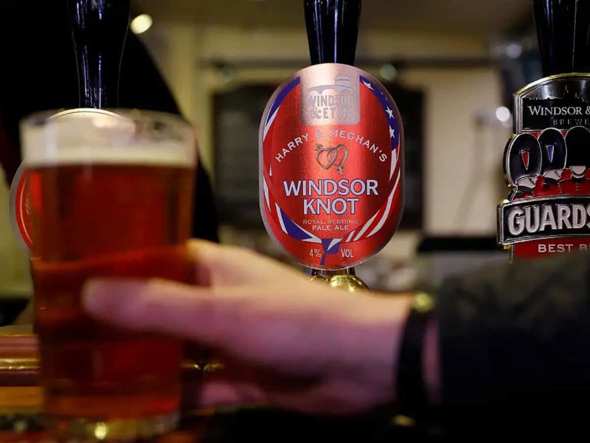 Una cerveza ceal para celebrar La boda de Harry y Meghan