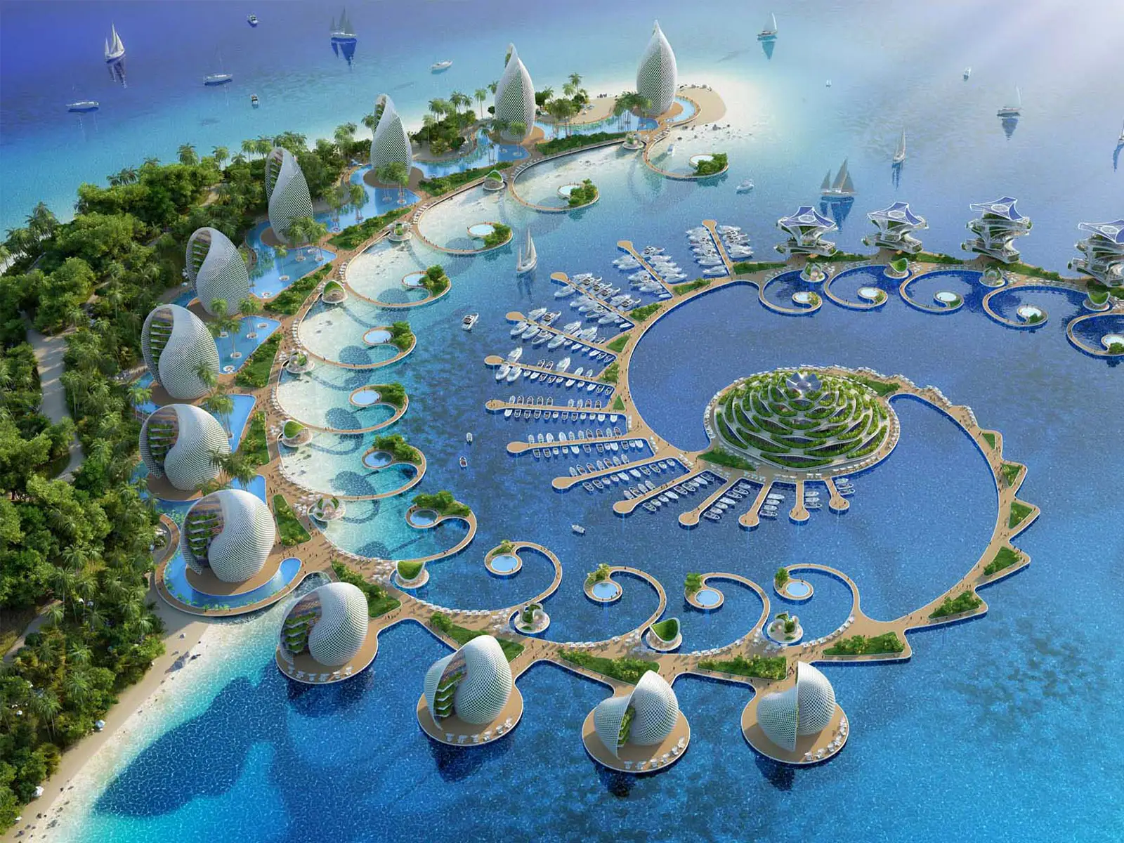 Nautilus il visionario resort green delle Filippine