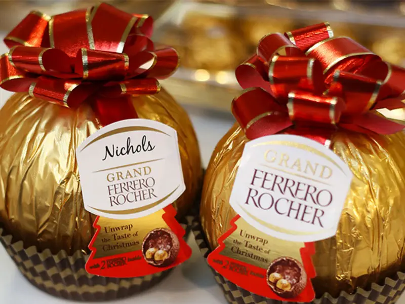 Ferrero Rocher gigante personalizzabile uk