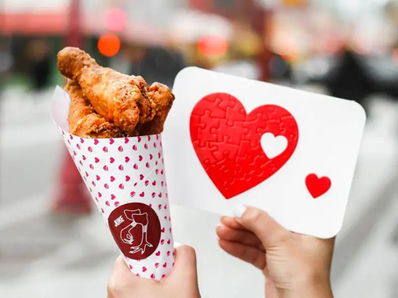 pollo fritto gluten free San Valentino