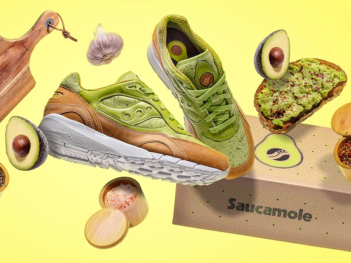 scarpe avocado toast suacamole