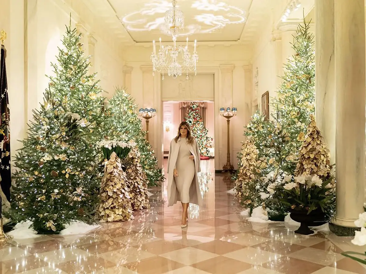 Il Natale di Melania Trump alla Casa Bianca
