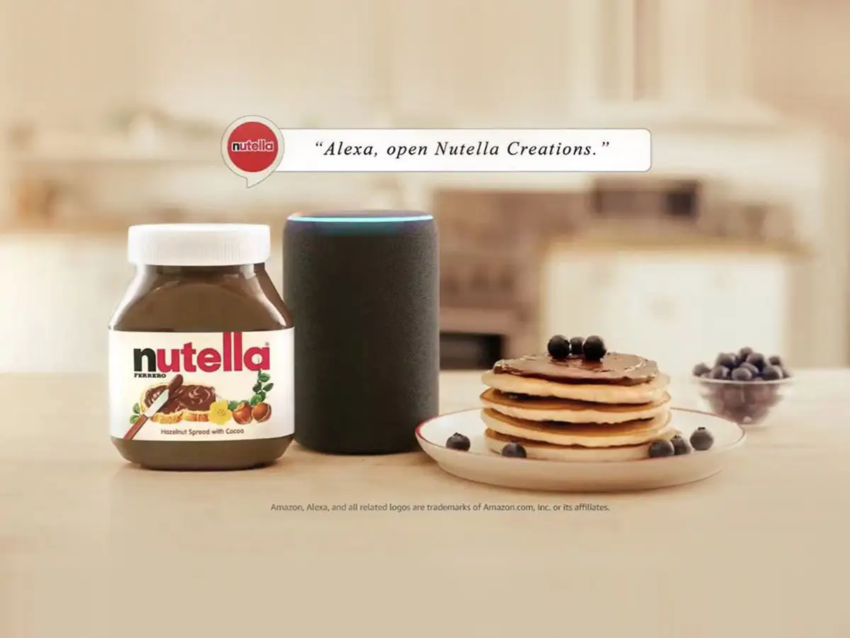Nutella Creations, l'app vocale di Nutella con ricette e giochi