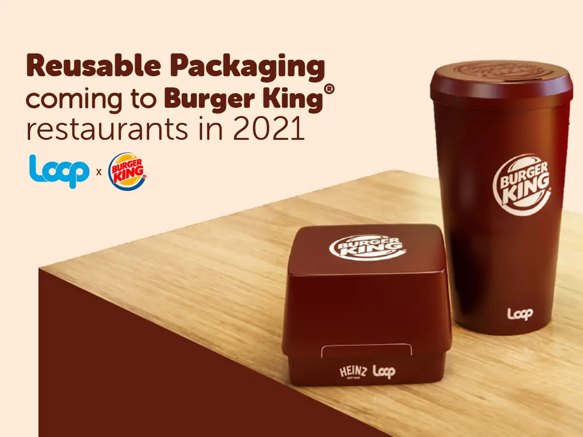 Burger King packaging riutilizzabile