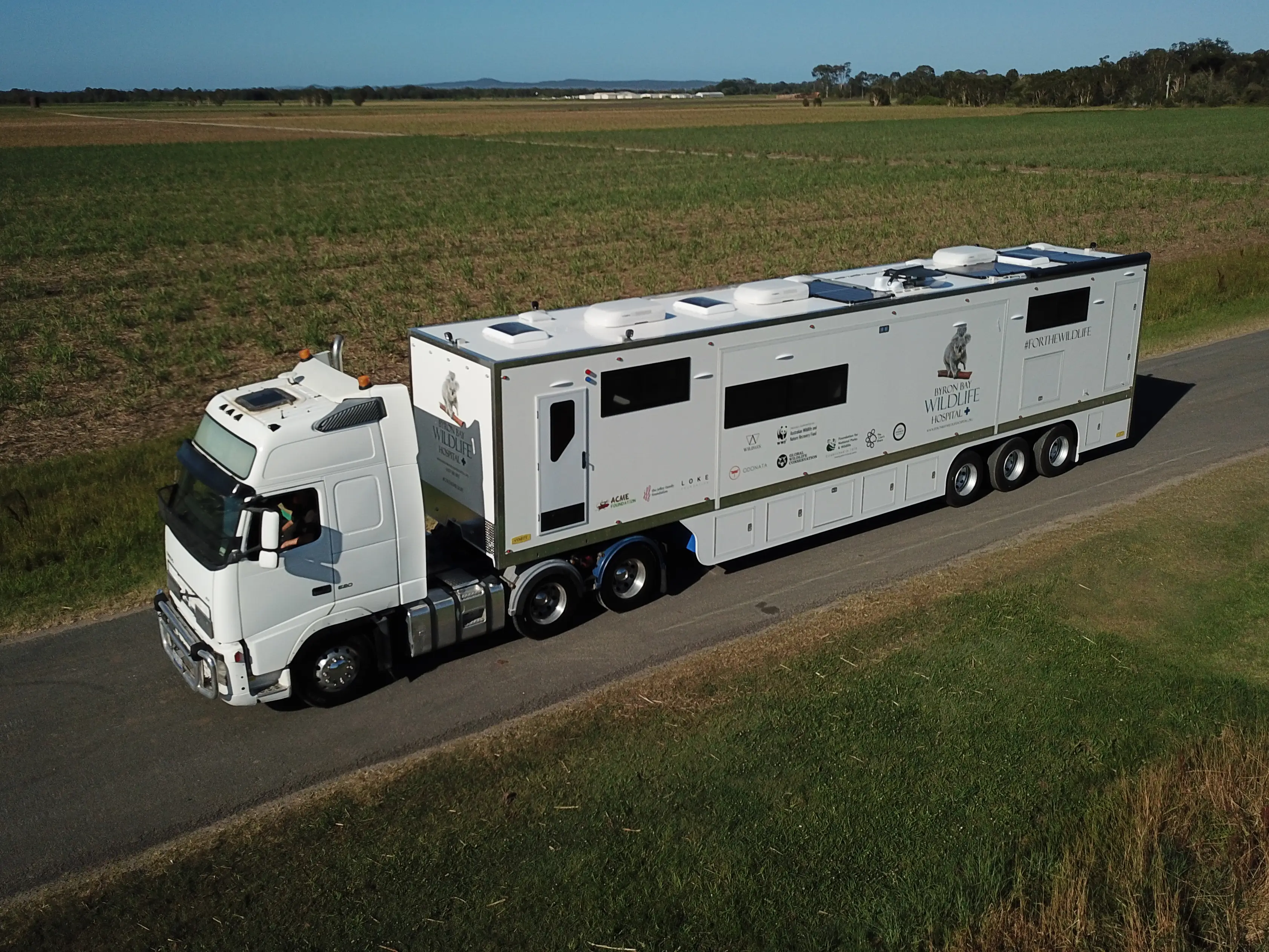 In Australia è operativo il primo ospedale mobile, costruito sul semirimorchio di un tir, dedicato alle cure degli animali selvatici feriti