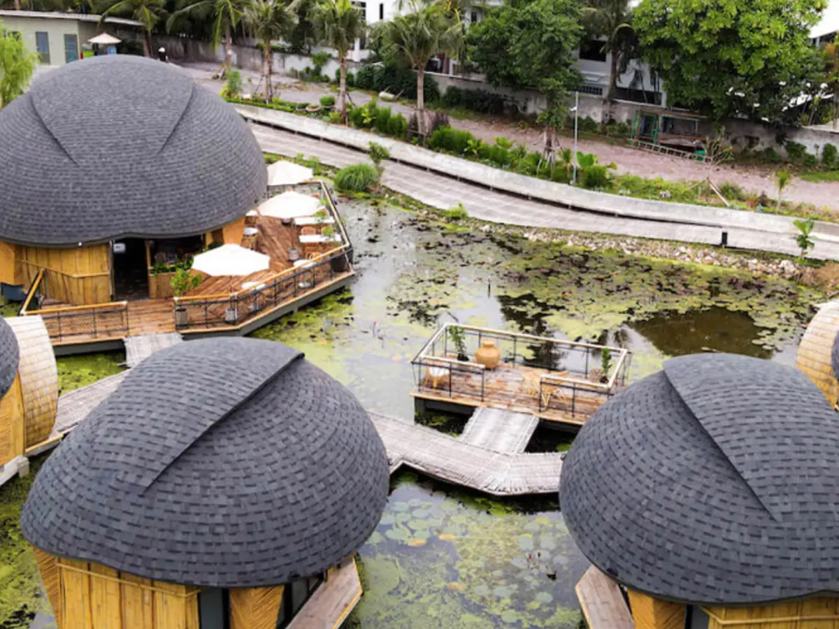 Ecoturismo: i bungalow a forma di tartaruga