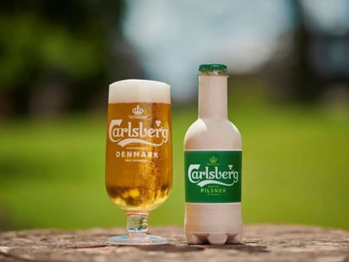 Birra in bottiglie di carta, Carlsberg inizia i test delle sue confezioni green