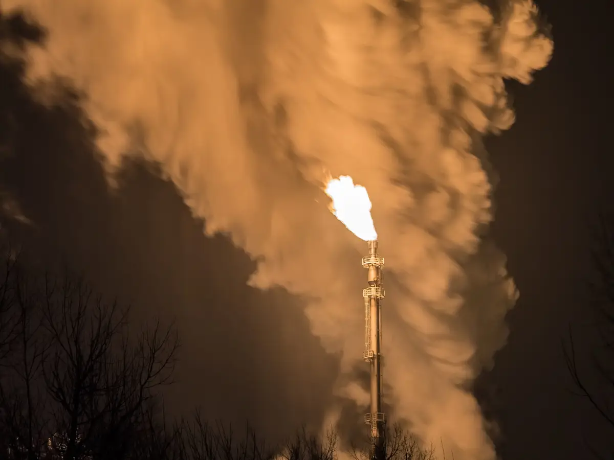 metano gas flaring